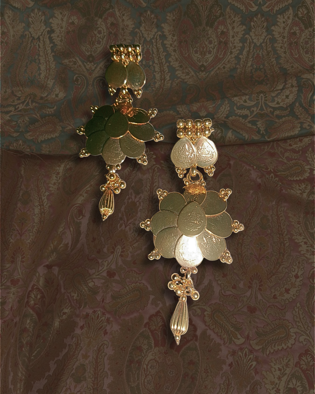Gold Drop Plated Earrings