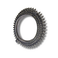 Silver Spike Bangle (3)