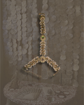 Gold Grey Pearl Hand Chain (Hath Paan)