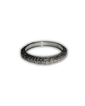 Silver Thin Floral Bangle