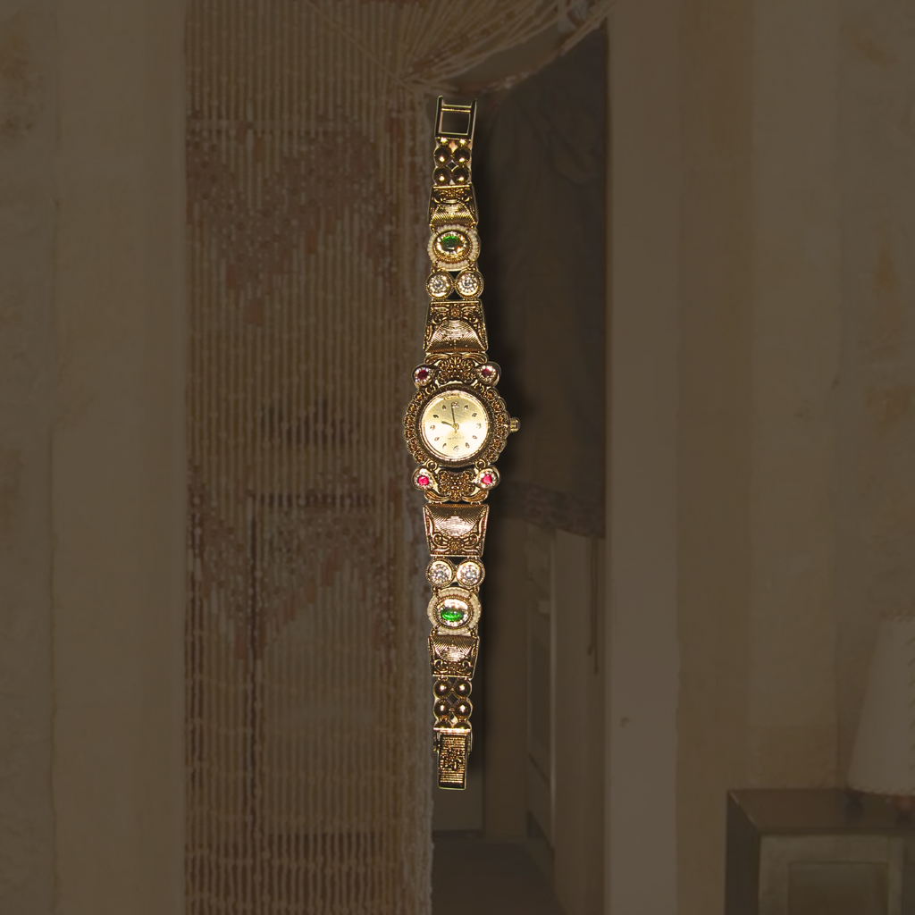 Gold Ornate Watch