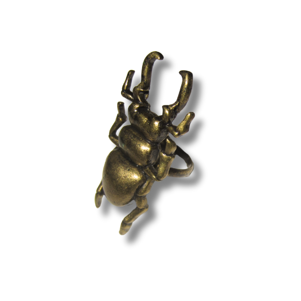 Gold Beatle Ring