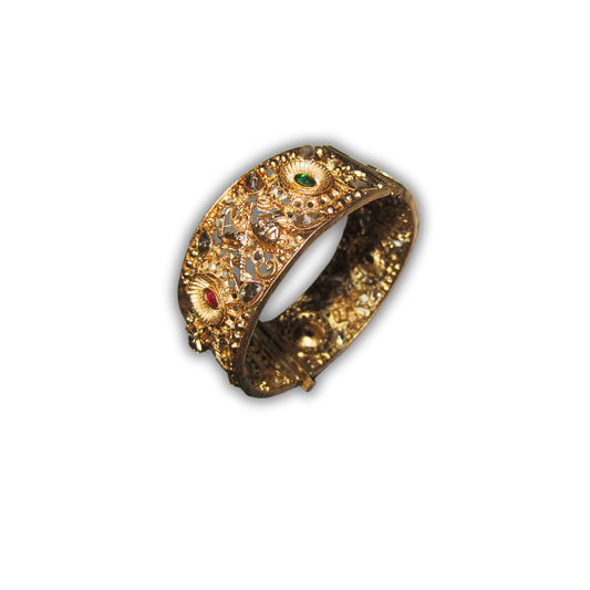 Gold Thick Lord Krishna Bangle