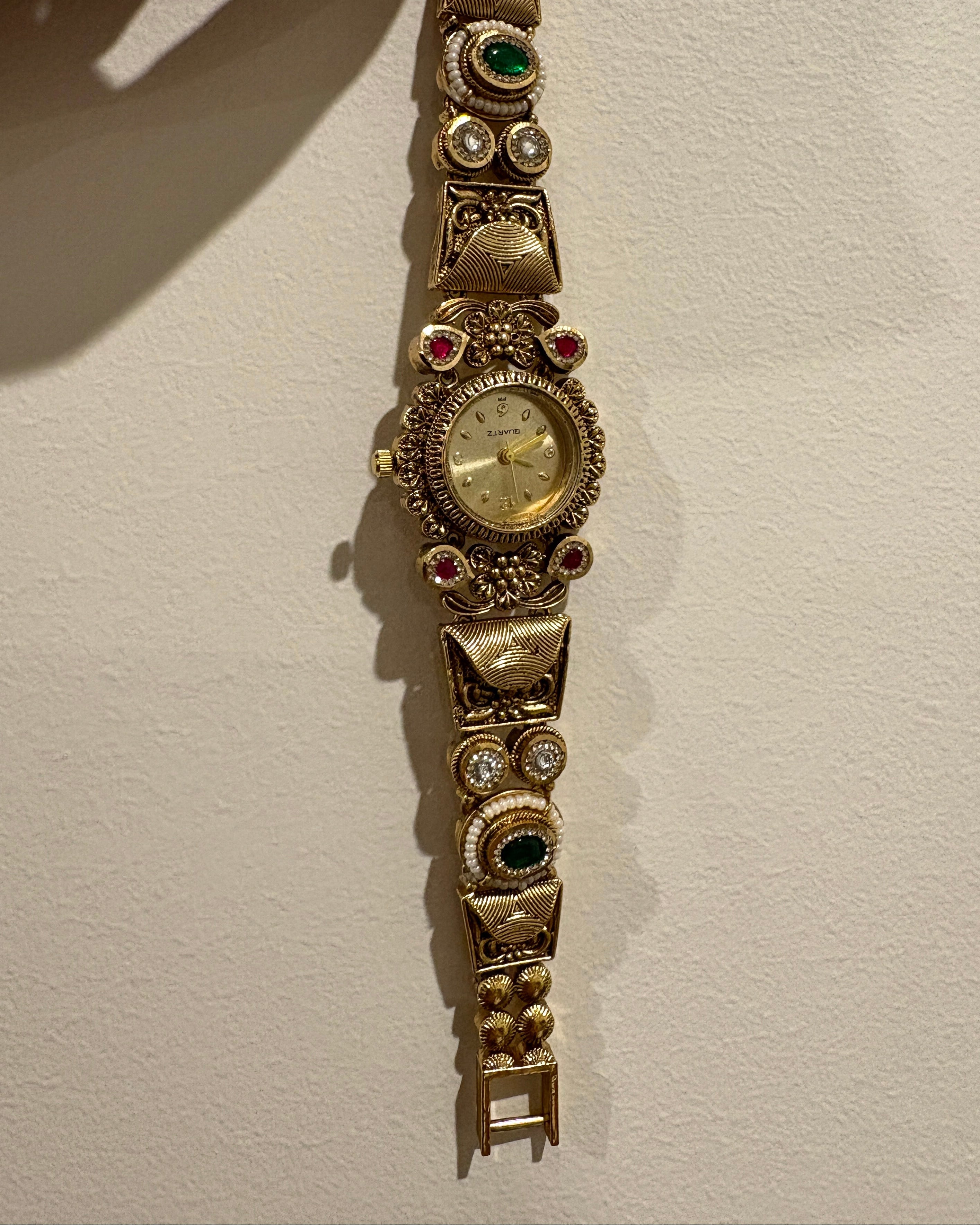 Gold Ornate Watch