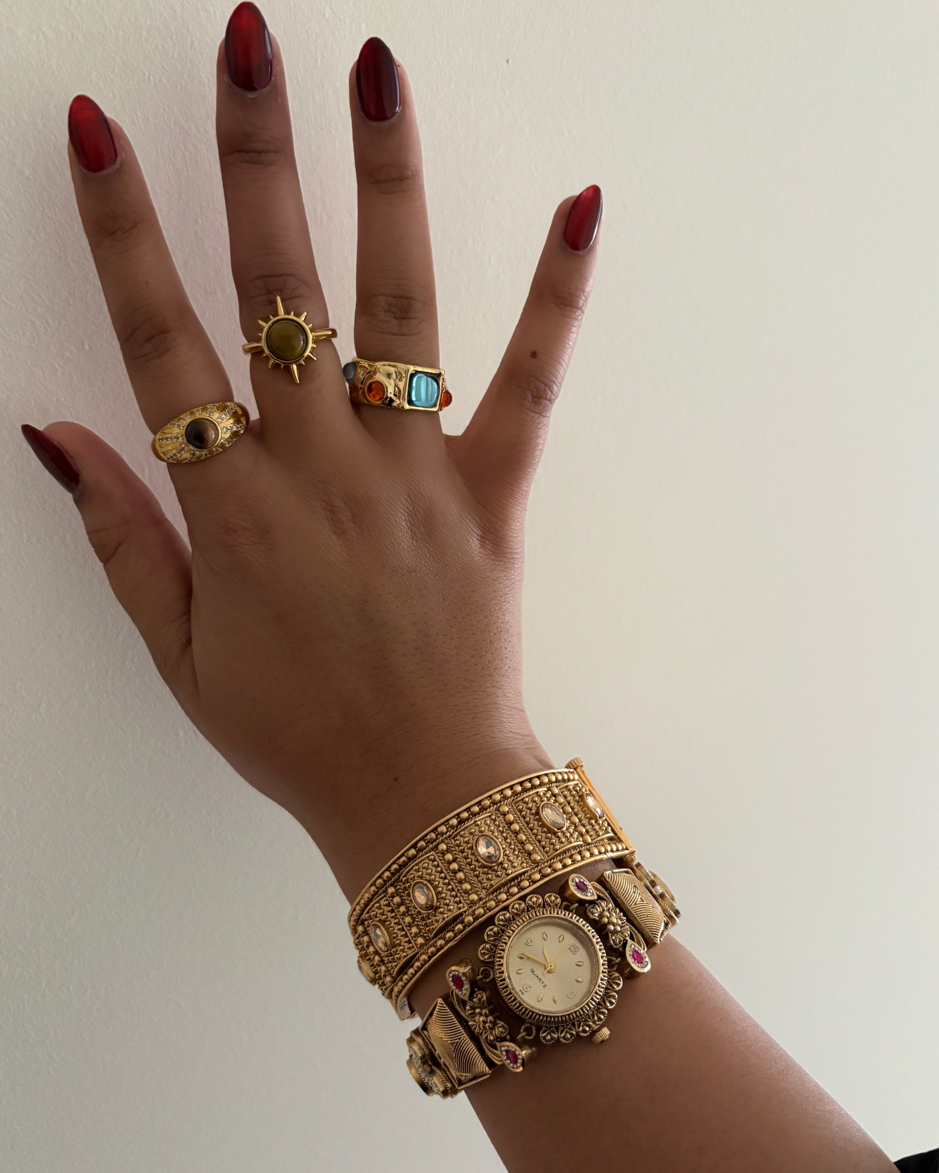 Gold Ornate Watch