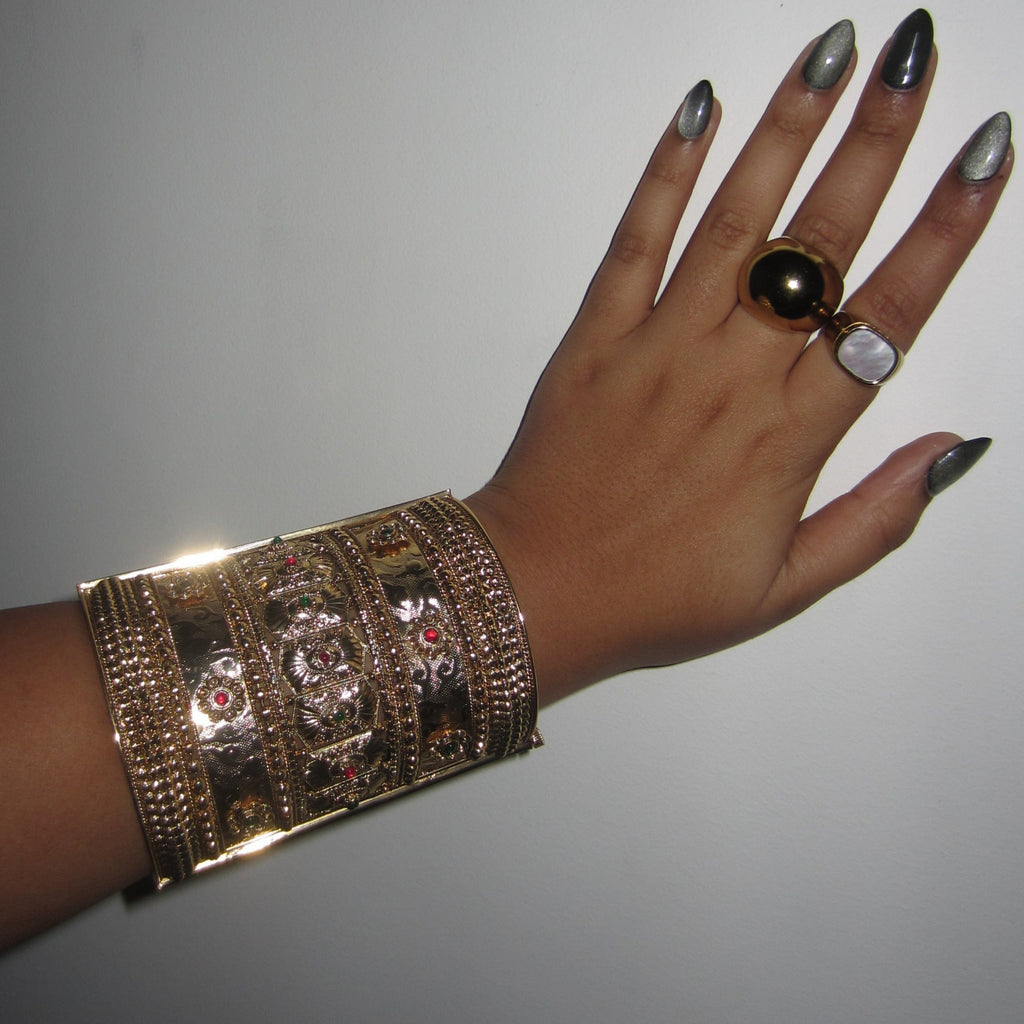 Gold Bangle Cuff (1)