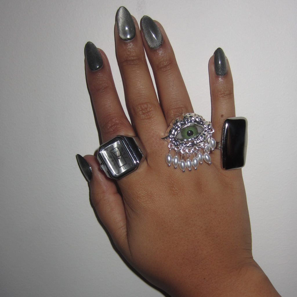 Silver Watch Ring