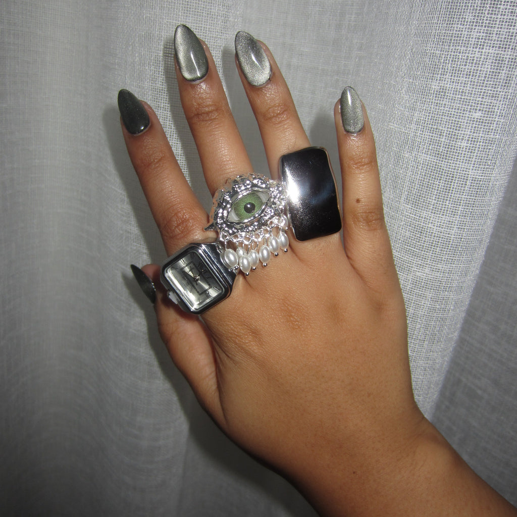 Silver Eye Ring
