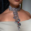 Silver Choker Necklace