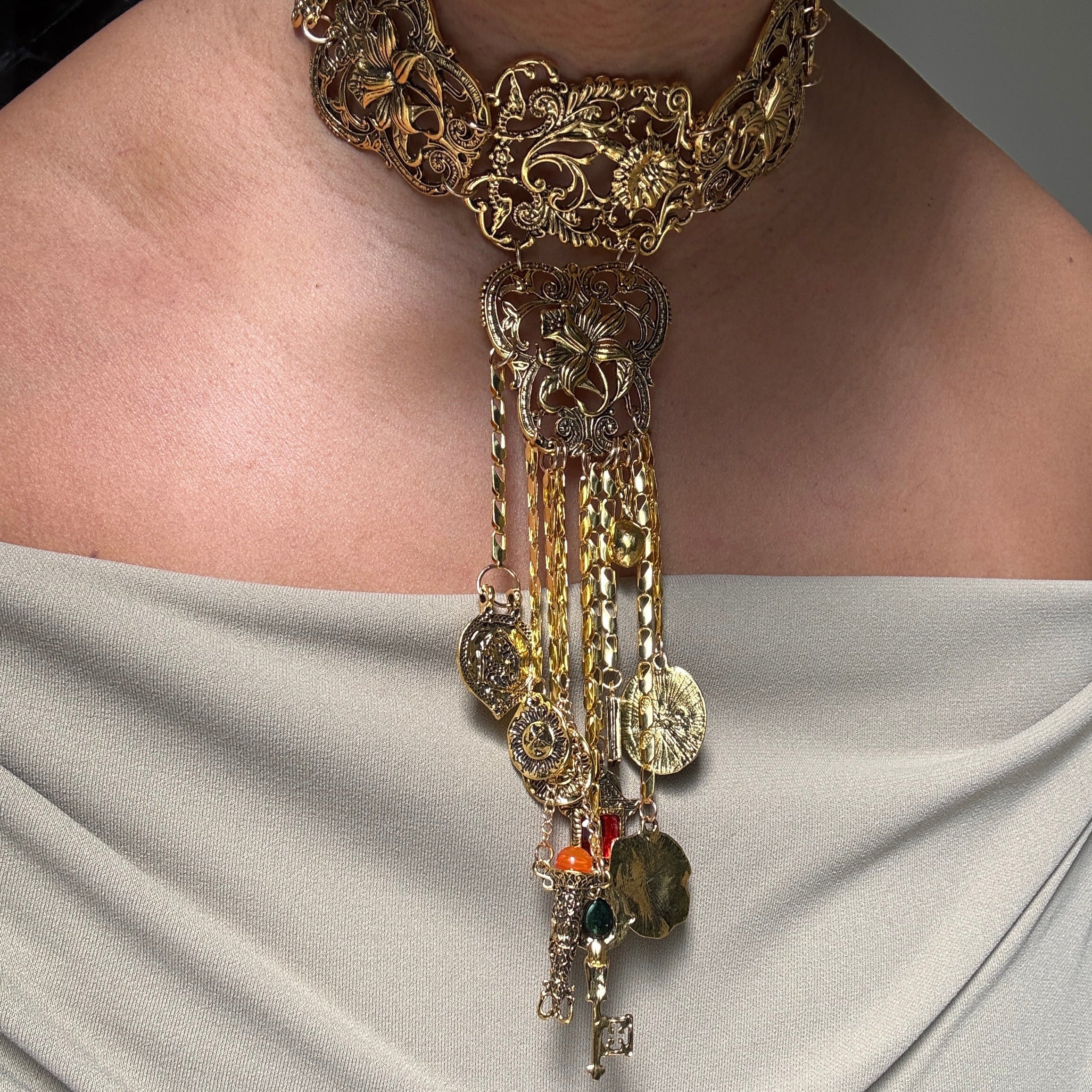 Gold Choker Necklace