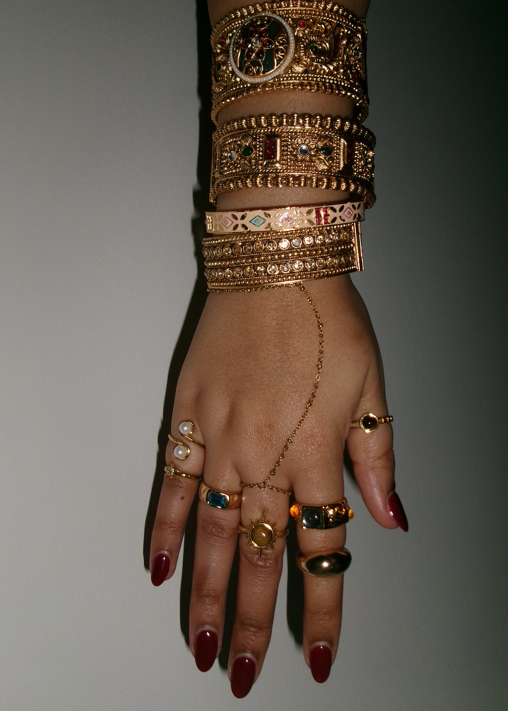 Gold Pearl Ring