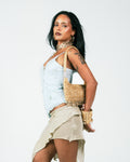 Gold Beaded Handbag